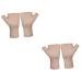 2 Pairs Pressure Wrist Wrist Compression Brace Wrist Bracer Compression Wrist Gloves Wrist Sleeves Wrist and Thumb Support Carpal Tunnel Gloves Wrist Brace Wrist Support