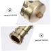 HOMSFOU 2pcs Moxa Stick Tool - Pure Copper Winter Melon Conical (32x4.2cm) - Golden Moxa for Wellness - Buy Online on GoSupps.com