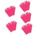 minkissy 5 Pairs Night Moisturizing Gloves Enhancing Moisturizing Gloves Overnight Sleeping Gloves Cosmetic Gloves Lotion Gloves Cotton Gloves for Sleeping Essential Oil Miss Hand
