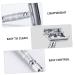 Beaupretty Manual Shaver Set - 2pcs Old Style Metal Razor for Beard & Face Shaving | Safety Razor - Buy Online on GoSupps.com