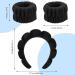 Sibba Sponge Headband & Bracelet Set for Makeup Removal | Women's Terry Cloth Face Wash Headbands | Spa Yoga Shower and Sports Use - Buy Online on GoSupps.com