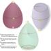 Makeup Sponge Blender 4 Pcs Beauty Blender Foundation Sponges Set with 1 Sponge Holder Case Professional Non Latex Beauty Applicator Set for Cream Liquid and Powder (Pink) - Buy Online on GoSupps.com