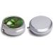 Round Frog Print Pill Box - 3 Compartment Medicine Organizer | Decorative Metal Portable Pocket Pill Case - Buy Online on GoSupps.com