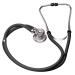 Novamedic Dual Head Sprague Rappaport Stethoscope Black 30-inch First Aid Stethoscope for Nurses Doctors ETMs Nursing Homes Cardiac Diagnostic Cardiology and Medical Supplies Kit