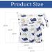 Fenfang Diaper Bag Wet Bag Set | 3 Cloth Diapers & Organizer Bags | Waterproof & Reusable - White Whale Design - Buy Online on GoSupps.com