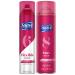 Suave Hairspray for Women Variety 2-Pack Flex Control Scented + Max Hold Unscented Hair Spray for Fine Hair Wavy Sleek Curly Hair Styling