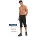 Waspornow Men's 3/4 Cargo Bermuda Shorts - Waterproof Stretch Hiking & MTB Pants - Outdoor Summer Wear in Black - Buy Online on GoSupps.com