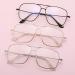 Musivon Vintage Glasses Frames for Men & Women - Decorative Silver Non-Prescription Eyewear - Buy Online on GoSupps.com