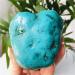 Natural 1pc Natural Crystal Turquoise raw Stone Crystal specimens ningxiao (Size : 130-140g)