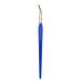 Bdellium Tools Professional Makeup Brush - Golden Triangle 708 Bent Eyeliner - With All Vegan and Soft Synthetic Fibers For Smooth Application (Blue 1pc)