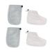 Healeved 4 Pairs Gloves Mittens Foot Spa Covers Paraffin Glove Mitten Kit Wax Bath Foot Cover Pedicure Liners Paraffin Wax Foot Cover Nursing Accessories Short Boots Take a Bath