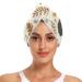 Palm Fruit Hair Towel 2 Pack Super Absorbent Hair Drying Towel Quick Dry Hair Turbans Head Towel with Button Twisty Wrap for Women Girls
