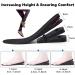 Height Increase Insoles 3-Layer 1.2-2.4 Inches - Universal Breathable Non-Slip Shoe Lift Inserts for Women and Men - Adjustable Height Heel Protector Pads - Air Cushion Technology - 1 Pair - Buy Online on GoSupps.com