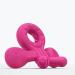 Smilo Champ Baby Teether - Soft Silicone Teething Toy for Babies 3+ Months - 5 Textured Structures for Gum Massage - Plum - Buy Online on GoSupps.com