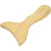 Verdant Touch Wood Gua Sha Board - Natural Body Massage Tool for Muscle Relaxation & Tiredness Relief | 17.8 cm - Buy Online on GoSupps.com