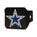 FANMATS 22553 Dallas Cowboys Black Metal Hitch Cover - 3D Color Emblem