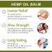 Hemp Balm - Relax for The Back Knees Hands Neck Shoulder and Muscle - 1.7oz - Buy Online on GoSupps.com