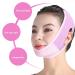 Double Chin Reducer | V Line Lifting Mask & Chin Strap for Women - Face Slimming Solution (Purple - Buy Online on GoSupps.com