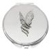 Fairy Leaf Compact Mirror Handbag Gift With Free Engraving 121