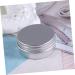 TEHAUX Box travel jar cosmetic sample jars Powder Jar Aluminum Storage Jar cosmetic sample tin containers round cream pot aluminum tin jar jars with lids empty cream jar Salve Jar nut tea - Buy Online on GoSupps.com