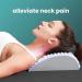 Neck and Back Cushion with Self-Heating Neck Warmer | Pain Relief for Lower Back Lumbar Support for Herniated Disc - Purple - Buy Online on GoSupps.com