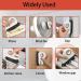 2 in 1 Groove Cleaning Brush Window Track Cleaning Tools New Window Track Deck Groove Cleaning Brush Hard Bristle Crevice Cleaning Brush for Sliding Door Track Window Sill (Orange) - Buy Online on GoSupps.com