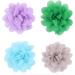 20 Pcs Women Chiffon Flower Hair Clips Flower Hair Clips for Baby Girl Kids Etc Color Mixing - Buy Online on GoSupps.com