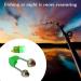 Dongker LED Fishing Bells - 10-Pack Eel Bells with Clamp | Portable Double Fishing Bells for Outdoor Fishing Rods - Buy Online on GoSupps.com