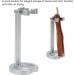 Ankroyu Stainless Steel Safety Razor Holder & Shaving Brush Stand - Non-Slip Pad for Men | Durable & Stylish Grooming Accessories - Buy Online on GoSupps.com