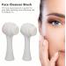 Facial Cleansing Brush Double-Sided 2 Pieces Standing Base Facial Cleansing Brush - Buy Online on GoSupps.com