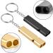Jinlaili 3pcs Survival Whistle & Signal Pipe Set - Metal Emergency Pipes with Keychain for Hiking Camping Sports & Dog Training - Buy Online on GoSupps.com
