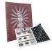 Xmasir 482 Pcs Henna Tattoo Stencils Kit 20 Sheets Henna Glitter Airbrush Stencil Temporary Tattoo Stickers Set Women Face Paint Body Art Gifts for Boys and Girls (Red 1)