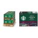 Starbucks House Blend Decaf K-Cups Single Serve Keurig Compatible Coffee Pods For Keurig Brewers - 60 Capsules & French Roast Dark Roast Coffee Single Serve Keurig K-Cup Pods 24 Capsules