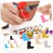 Baby Teether Toys - Healeved 12 Pcs DIY Silicone Beads Garland for Chewing & Teething - Boot Shape Beads in Assorted Colors - Craft Making Beads - Buy Online on GoSupps.com