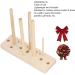 HEEPDD Wooden Ribbon Bow Maker Tool - Perfect for Gift Bows, Wrist Corsages, Decorations - Buy Online on GoSupps.com