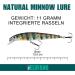ELBFANG Zander Pike Wobbler Set - 4 Natural Color Shallow Running Lures for Predatory Fish - International Shipping Available - Buy Online on GoSupps.com
