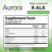Aurora Nutrascience Mega-Liposomal R-Alpha Lipoic Acid 750 mg - Organic Fruit Flavor - 16 fl oz - Buy Online on GoSupps.com