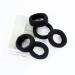 20 Pack Black Terry Cloth Stretchy Soft Hair Ties - Fluffy Scrunchies Towel Hairbands for Women and Girls - Buy Online on GoSupps.com