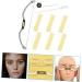 SKISUNO Household Eyebrow Shaper 1 set Ruler Bow Corrector Auxiliary Level of Shaping Kit Tool Professional Bow-shaped Eyebrow - Buy Online on GoSupps.com