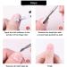 6PCS Stainless Steel Cuticle Pusher Set - Professional Manicure and Pedicure Tools for Fingernail and Toenail Care - Buy Online on GoSupps.com