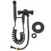 Toilet Sprayer G1/2 High Pressure Bidet Sprayer 1 in 2 Out Stainless Steel Angle Valve Bathroom Supplies