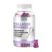 Gommes au Collag ne Marin Hydrolys avec Magn sium + Acide Hyaluronique + Coenzyme Q10 + Vitamine C - Pour la Peau Cheveux Articulations et Os - Collagen Gummies - 60 Unit s