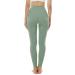Joy2fitt High Waist Tummy Control Yoga Pants | Non-See Through Compression Leggings - Light Green, XL - Buy Online on GoSupps.com