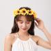 Werhonton LED Sunflower Hairband for Women and Girls - Yellow Festival Hair Accessories - Buy Online on GoSupps.com