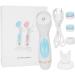 USB Charging Electric Facial Cleansing Brush - Waterproof Silicone Face Pore Cleaner (Blue) - Buy Online on GoSupps.com