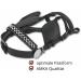 AMKA Driving Bridle for Warmbloods - Harness Head Frame with Blinkers & Chain Browband | International Shipping Available - Buy Online on GoSupps.com