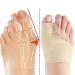 2 Pairs Bunion Corrector Sock - 2023 New Orthoes Bunion Relief Socks Women & Men Comfortable Orthopedic Bunion Toe Corrector Big Toe Straightener Brace Hallux Valgus Corrector Bunion Pads (Beige)