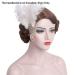 Buy Reeves 1920s Short Wig - Vintage Finger Wave Ash Brown - Loose Synthetic Cosplay & Flapper Costume Wig for Women - Buy Online on GoSupps.com