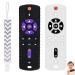 Goqelk Beißring Baby remote control baby dental aid baby baby toys bite ring baby made of silicone bite toys baby teeth help toys for young bite rings with anti-lost rope |2 pieces of black+white