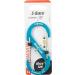 Nite Ize LSBA4-03-R6 S-Biner SlideLock Dual Locking Carabiner | Size #4 | Blue - Buy Online on GoSupps.com